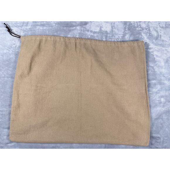 Bottega Veneta Tan Cotton Drawstring Dust Bag 18X14.75 Made in Italy - Picture 2 of 6
